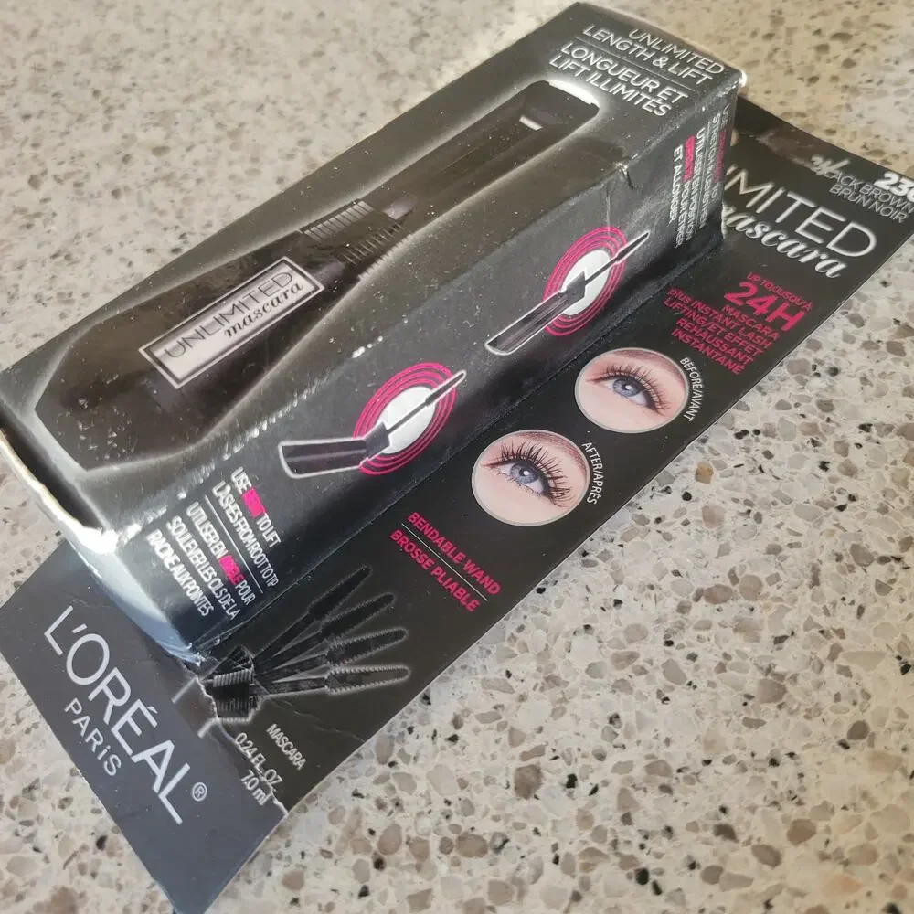 L'Oreal Paris Unlimited Mascara Length & Lift 236 Black Brown Bendable Wand✨️NEW